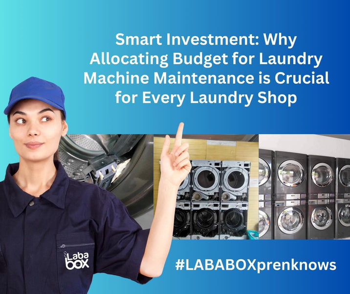 MACHINES MAINTENANCE - NON NEGOTIABLE part of MONTHLY BUDGET for a Laundry Business