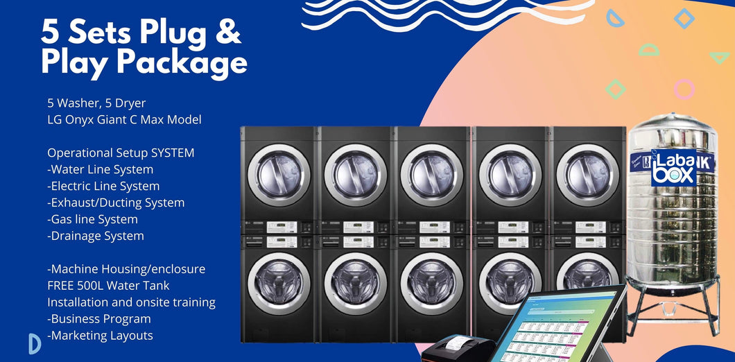 Laundry Business Package - Automated 5 sets 50%