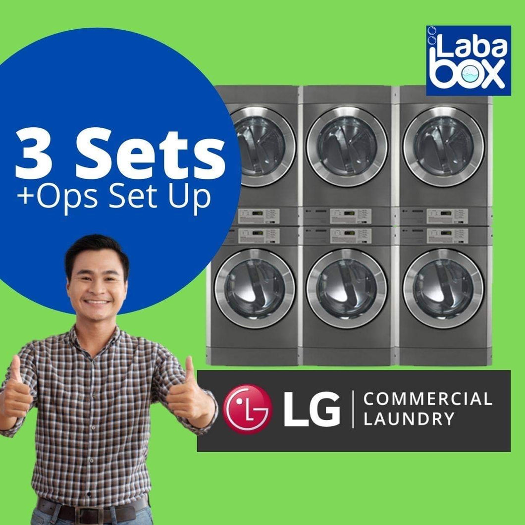 3 Sets Laundry Business Package