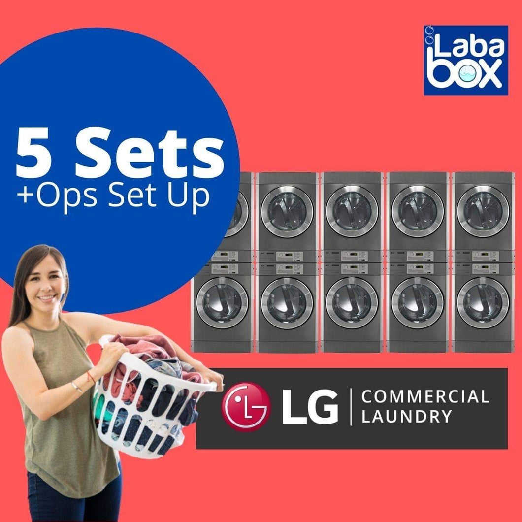 5 Sets Laundry Business Package