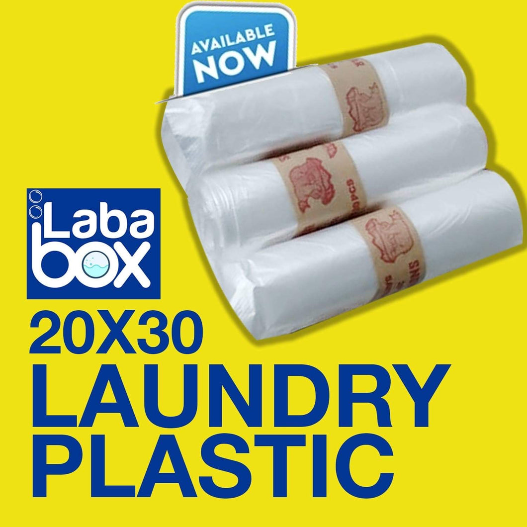 Laundry Plastic 20x30 20’s per roll